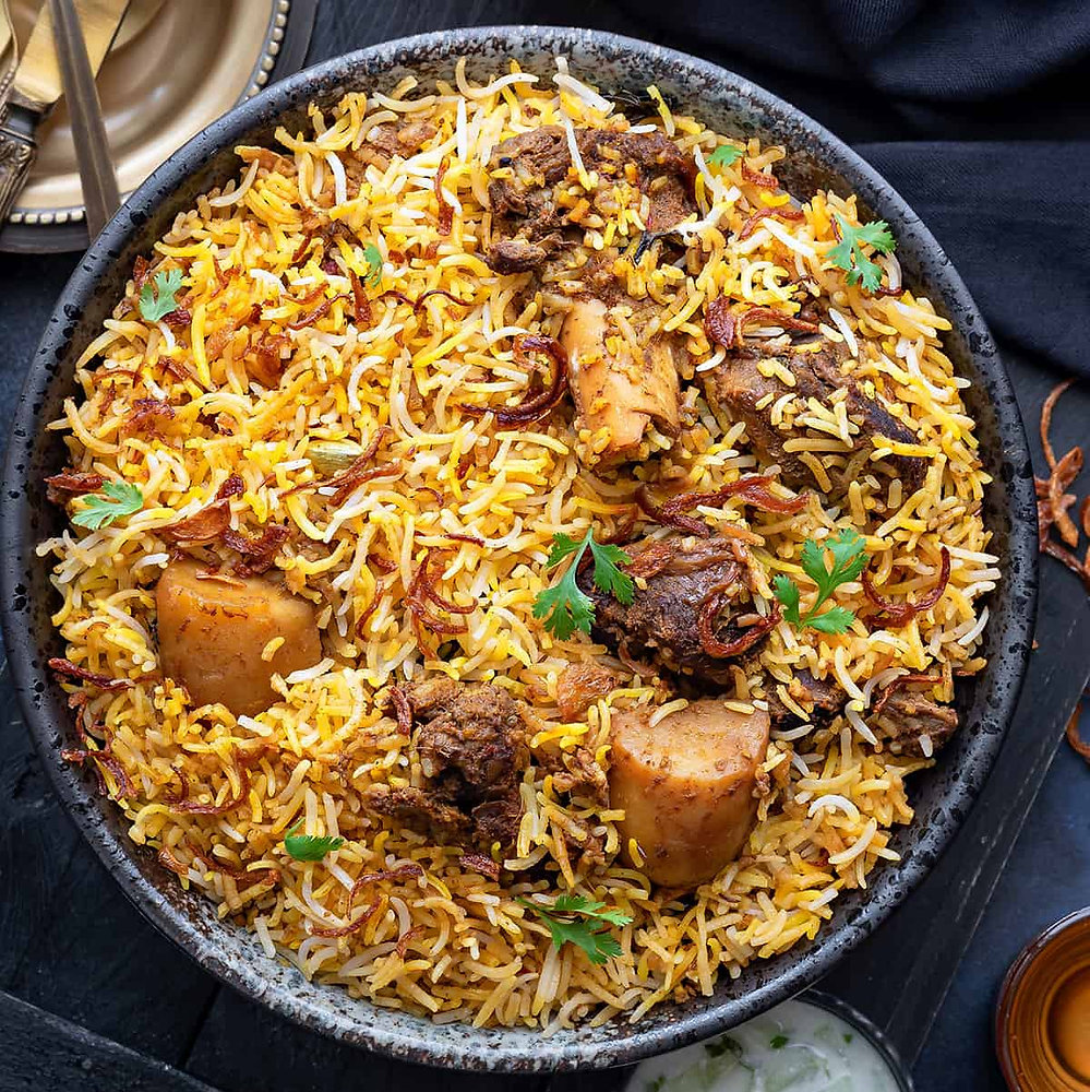 Goat Biryani - Best Indian Restaurant Blacktown - Traditional Indian Biryani